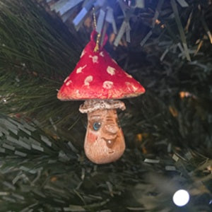 Xmas Ornament - Toadstool